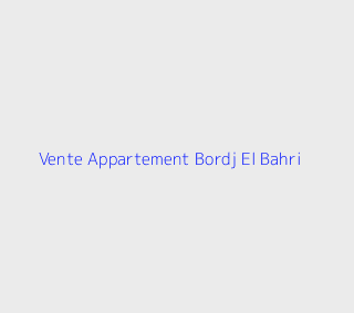 Vente Appartement  Alger